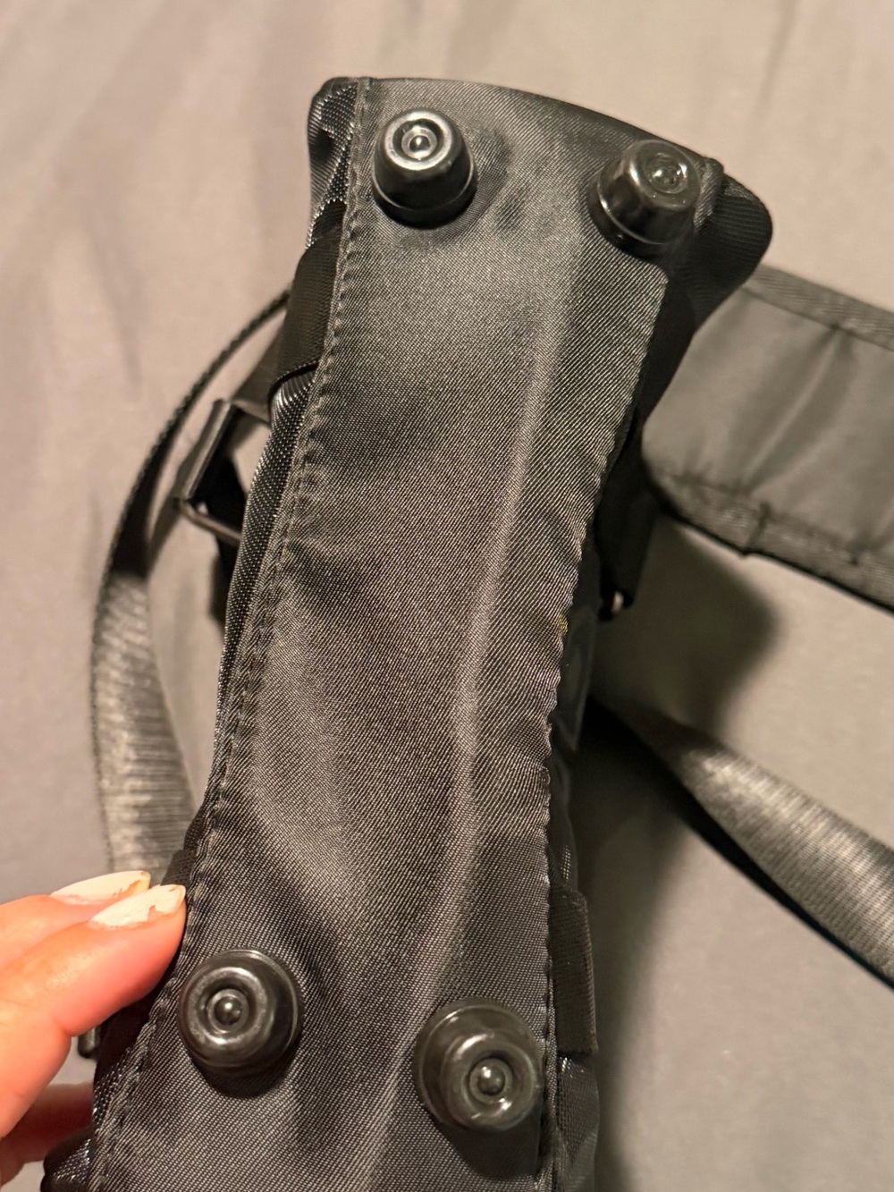 ALO Yoga Black Mini Sheer Duffle Bag - Picture 6 of 9